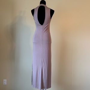Hearts dusty rose maxi dress
